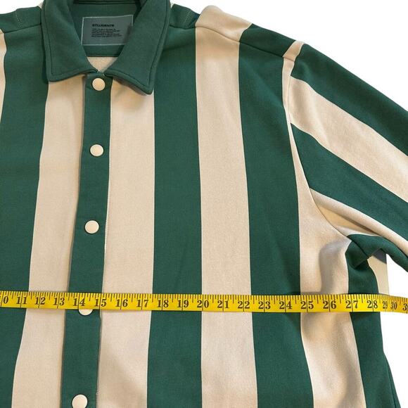NWOT Students Remington Stripes Jacket Green B&T 2XL - Picture 5 of 8